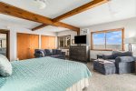 Immerse Yourself in the Breathtaking Lake Views from the Upper Level Master King Suite